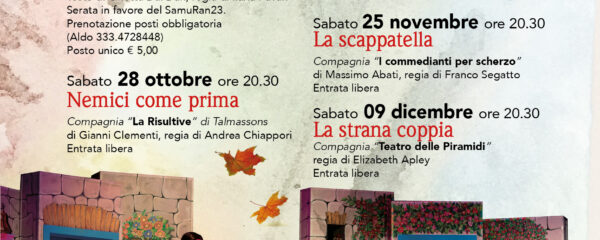 Chions – la rassegna autunnale – 2023